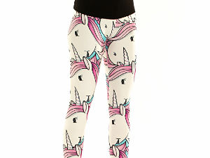 Unos leggings con estampados de unicornio