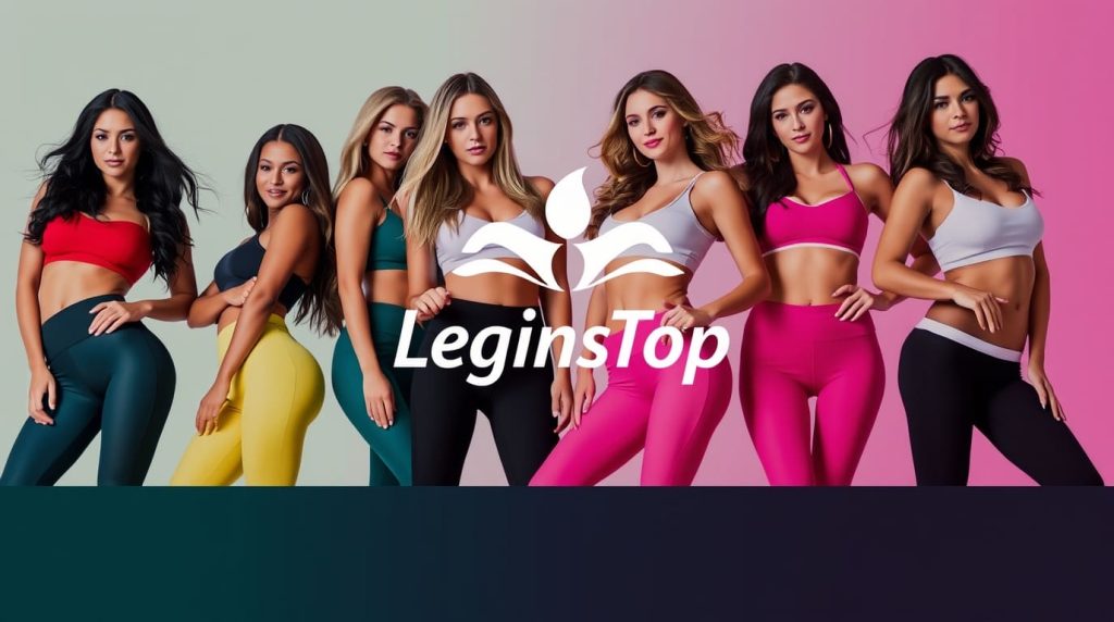 Varias chicas con leggins posando para la marca LeginsTop